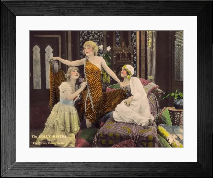 Framed Print : The Dolly Sisters in The Million Dollar Dollies Framed Print : The Dolly Sisters in The Million Dollar Dollies