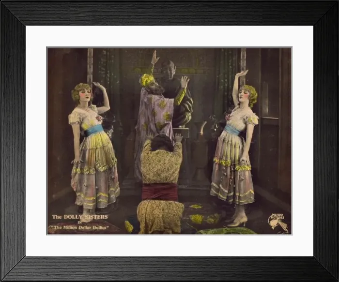 Framed Print : The Dolly Sisters in The Million Dollar Dollies Framed Print : The Dolly Sisters in The Million Dollar Dollies