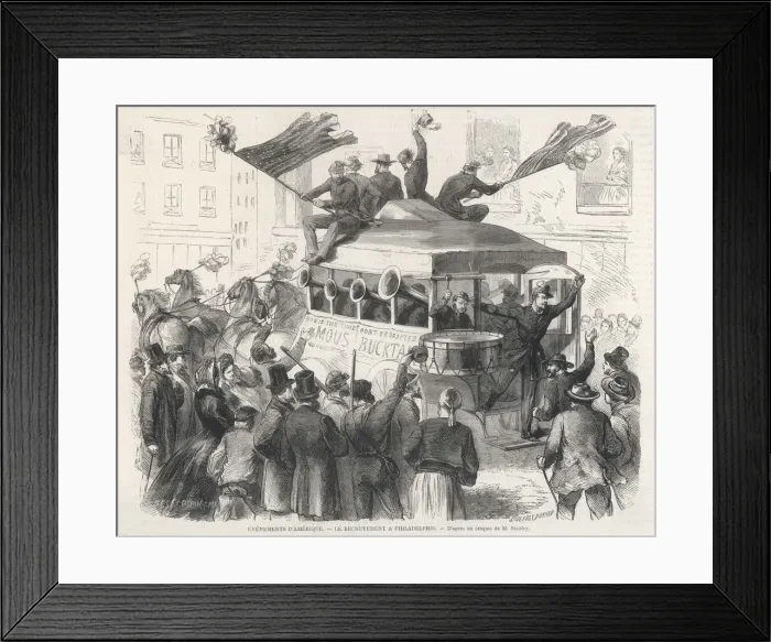 Framed Print : Recruiting for North Framed Print : Recruiting for North