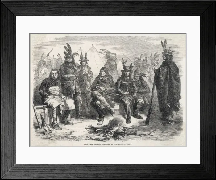 Framed Print : Native Americans in War Framed Print : Native Americans in War