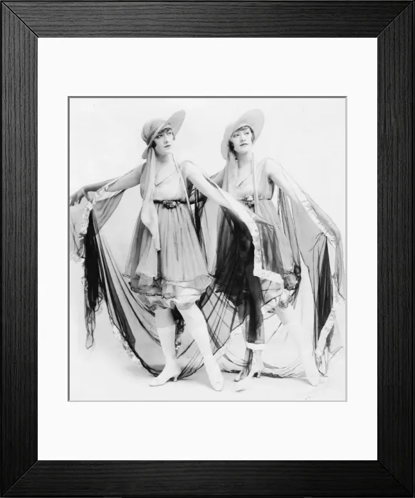 Framed Print : The Dolly Sisters, USA Framed Print : The Dolly Sisters, USA