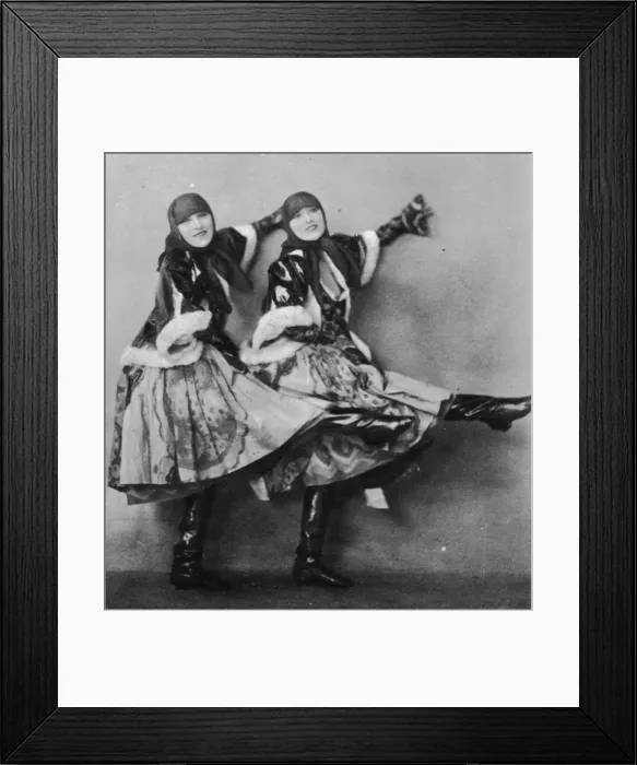 Framed Print : The Dolly Sisters in the Pas de Trois number Framed Print : The Dolly Sisters in the Pas de Trois number