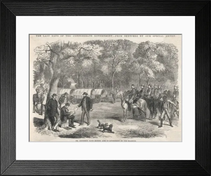 Framed Print : Jefferson Davis Framed Print : Jefferson Davis