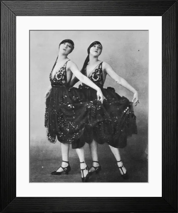 Framed Print : The Dolly Sisters in League of Notions Framed Print : The Dolly Sisters in League of Notions