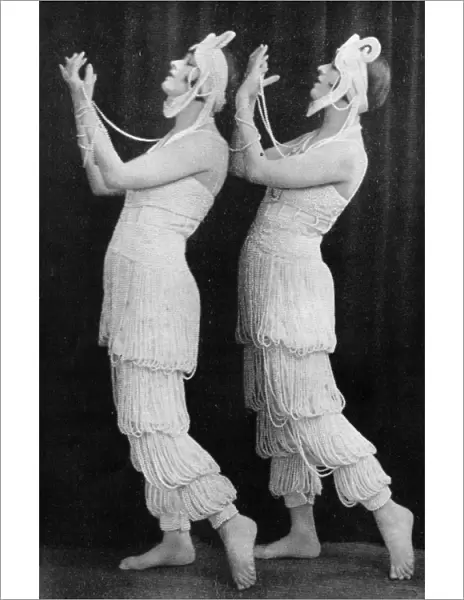 Dolly Sisters wearing their Ciro pearl costumes