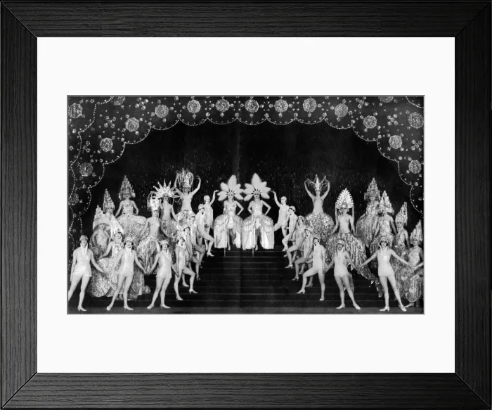 Framed Print : The Dolly Sisters and chorus Framed Print : The Dolly Sisters and chorus