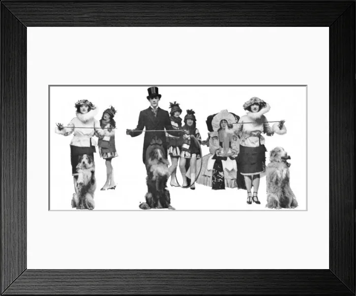 Framed Print : The Dollies and the Collies Framed Print : The Dollies and the Collies