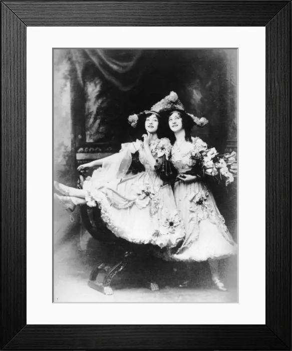 Framed Print : The Dolly Sisters, USA Framed Print : The Dolly Sisters, USA