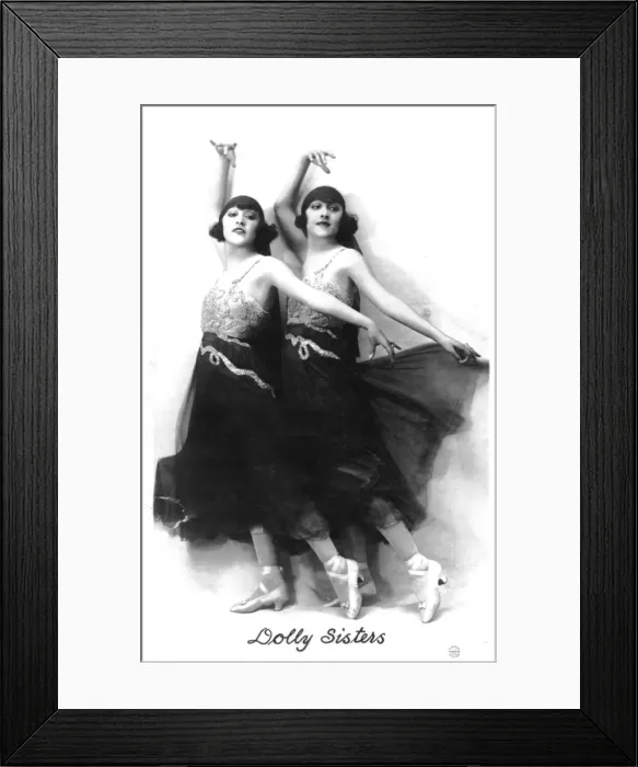 Framed Print : The Dolly Sisters, USA Framed Print : The Dolly Sisters, USA
