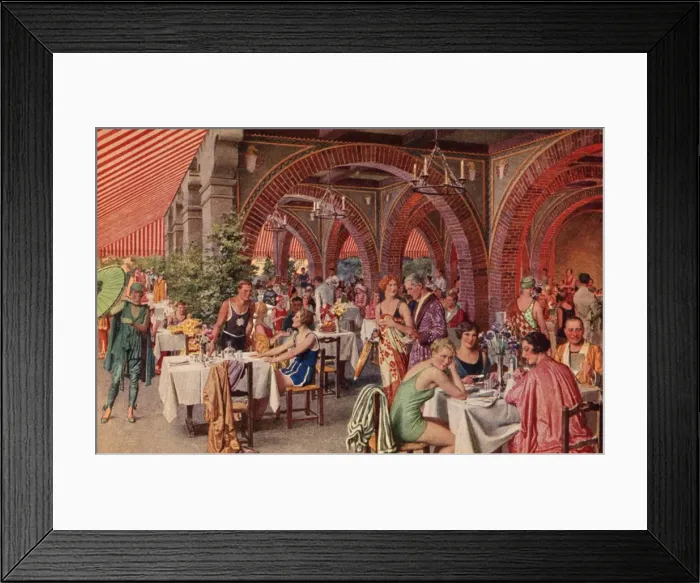 Framed Print : The Taverna at the Excelsior Hotel, Lido, Venice Framed Print : The Taverna at the Excelsior Hotel, Lido, Venice