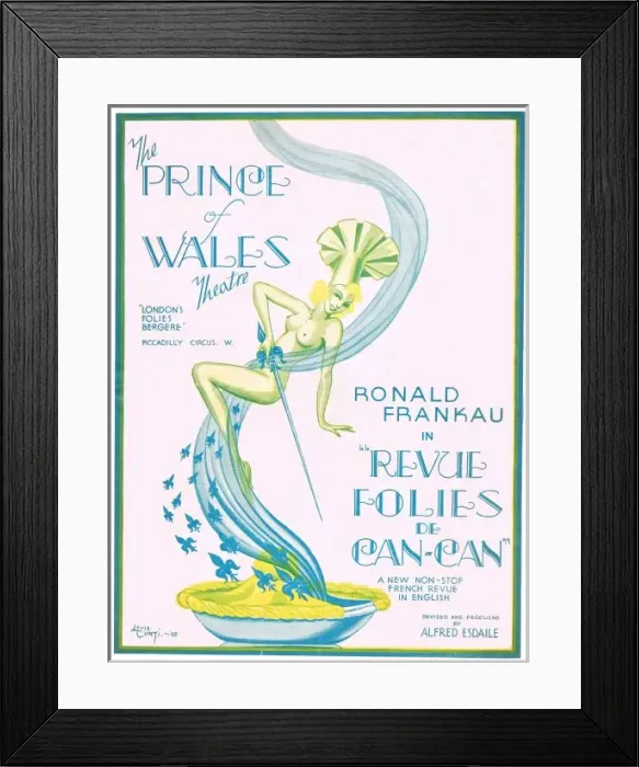 Framed Print : Programme cover for Revue Folies de Can-Can, 1938 Framed Print : Programme cover for Revue Folies de Can-Can, 1938