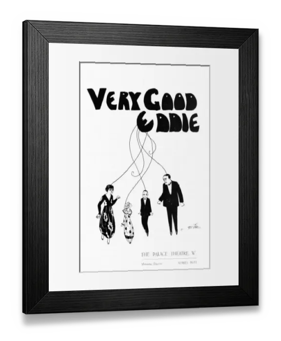 Framed Print : Programme cover for Very Good Eddie, 1918
