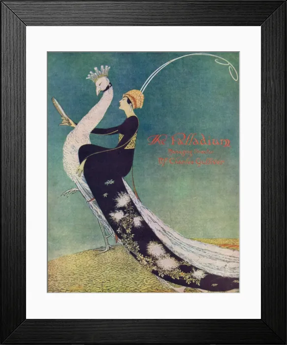 Framed Print : Programme cover for productions at the the Palladium Theatr Framed Print : Programme cover for productions at the the Palladium Theatr