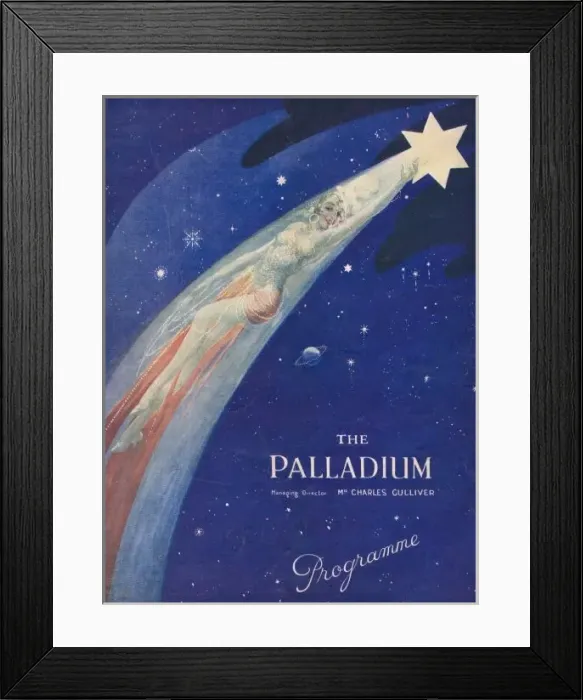 Framed Print : Programme cover for Sky High, 1925