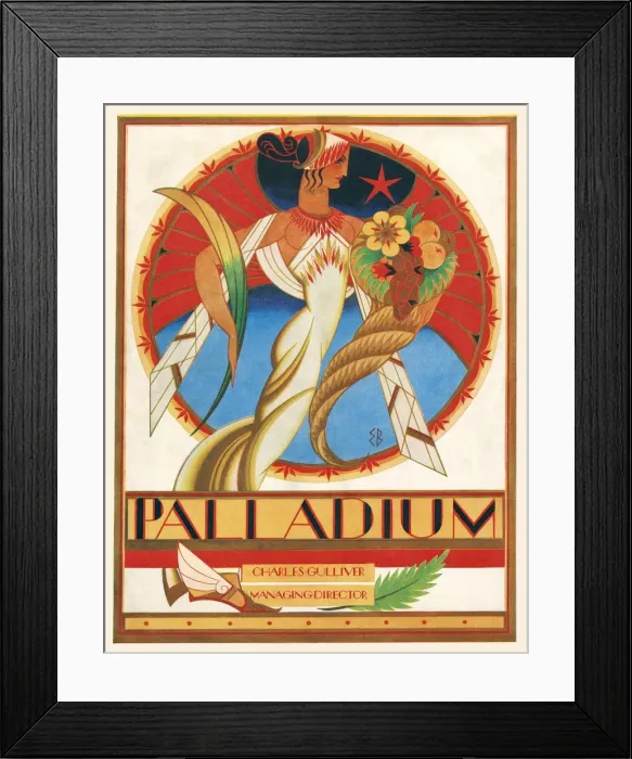 Framed Print : Programme cover for The Apache, 1927