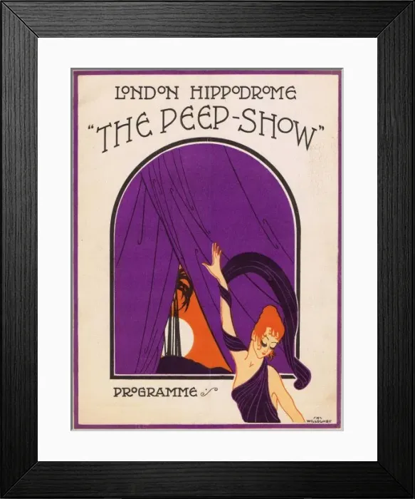 Framed Print : Programme cover for The Peepshow, 1921