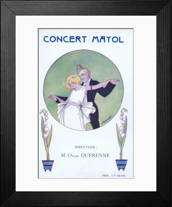 Framed Print : Programme cover for Concert Mayol Framed Print : Programme cover for Concert Mayol