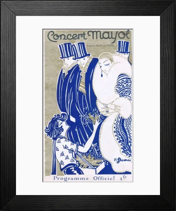 Framed Print : Programme cover for the Concert Mayol Framed Print : Programme cover for the Concert Mayol