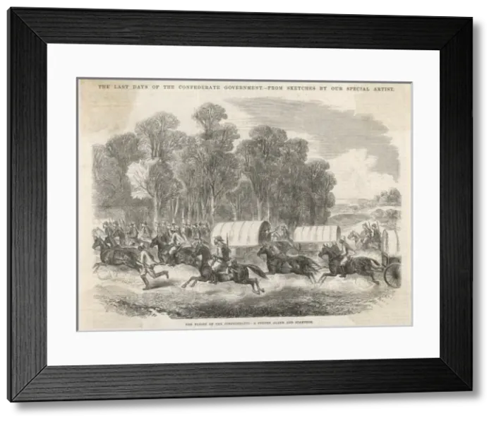Framed Print : Confederates Flight Framed Print : Confederates Flight