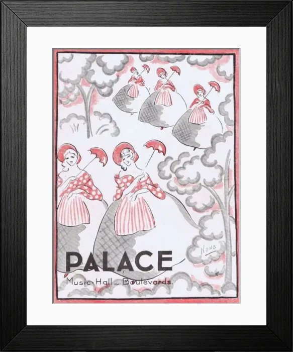 Framed Print : Programme cover for Olle Senorita Framed Print : Programme cover for Olle Senorita