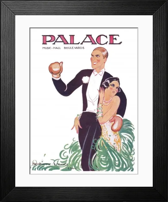 Framed Print : Programme cover for Femmes et Sports Framed Print : Programme cover for Femmes et Sports