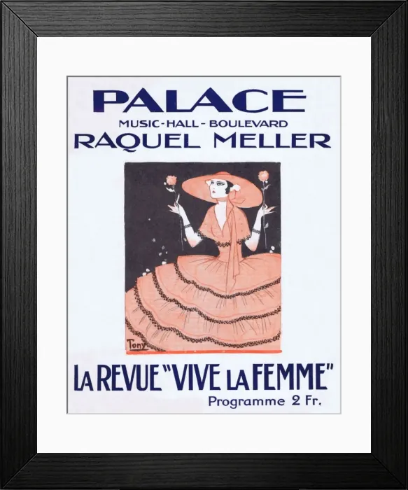 Framed Print : Programme cover for La Revue Vive La Femme Framed Print : Programme cover for La Revue Vive La Femme