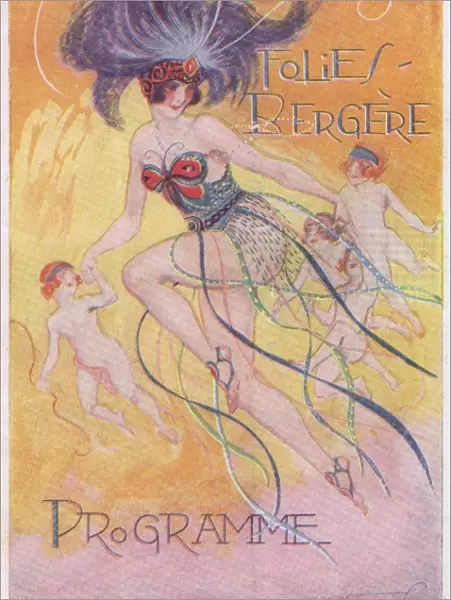 Programme cover for the Folies Bergere