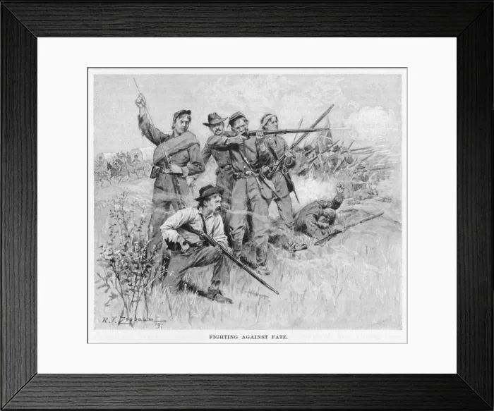Framed Print : Confederates Fight On Framed Print : Confederates Fight On