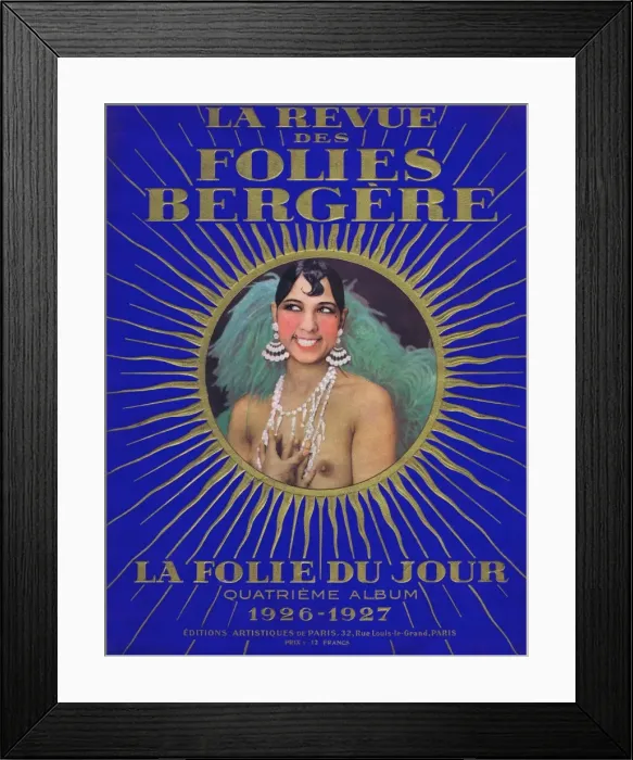 Framed Print : Cover of souvenir brochure for La Folie du Jour Framed Print : Cover of souvenir brochure for La Folie du Jour