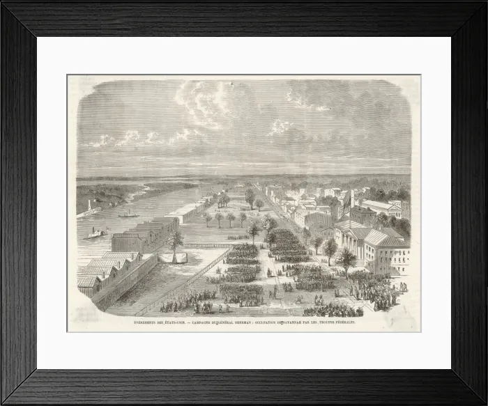 Framed Print : Sherman at Savannah Framed Print : Sherman at Savannah