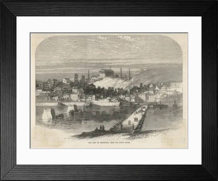 Framed Print : Richmond Burns Framed Print : Richmond Burns