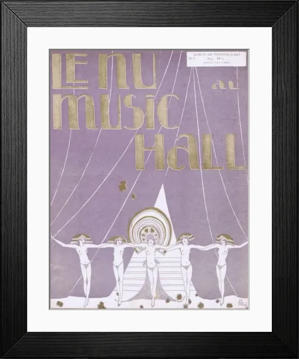 Framed Print : Album no 1 L Art et le Nu au Music Hall Framed Print : Album no 1 L Art et le Nu au Music Hall
