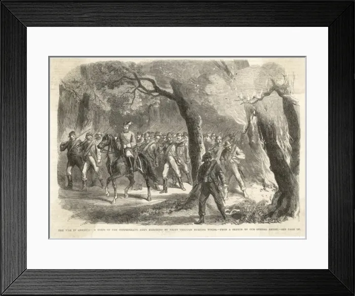 Framed Print : Confederate Forces Framed Print : Confederate Forces