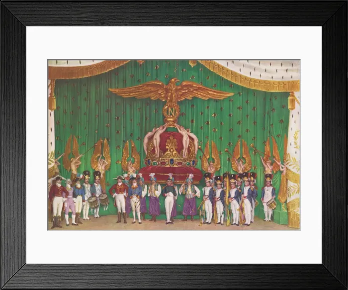 Framed Print : Tableau De La Couronne Imperiale in Coeurs En Folie Framed Print : Tableau De La Couronne Imperiale in Coeurs En Folie
