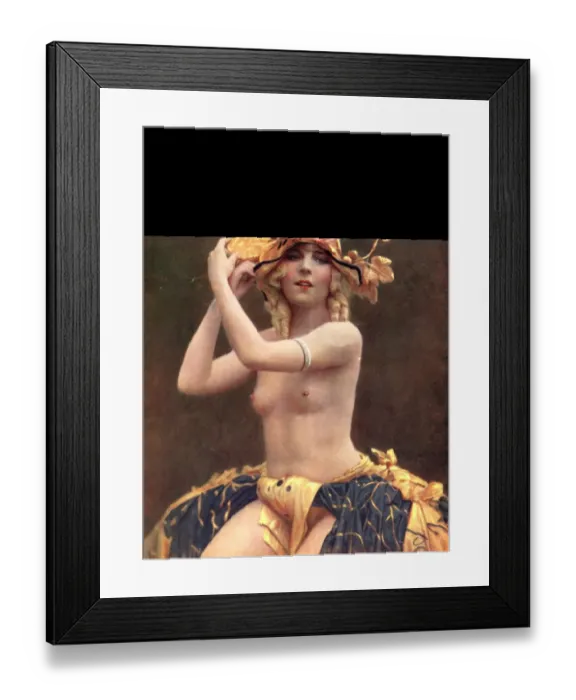 Framed Print : Chrysis in Un Soir de Folie at the Folies Bergere, Paris, 19 Framed Print : Chrysis in Un Soir de Folie at the Folies Bergere, Paris, 19