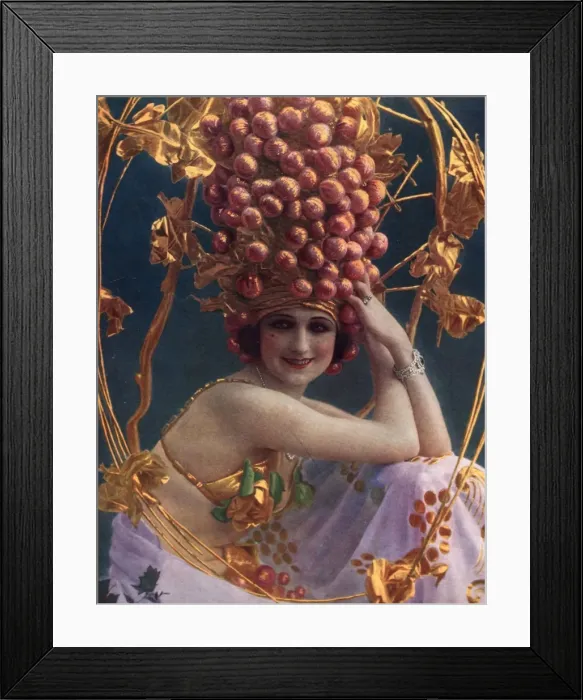 Framed Print : Smolinska in Un Soir de Folie at the Folies Bergere, Paris Framed Print : Smolinska in Un Soir de Folie at the Folies Bergere, Paris