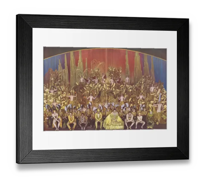 Framed Print : Tableau Sous un Pont D Or in La Folie Du Jour at the Folie Framed Print : Tableau Sous un Pont D Or in La Folie Du Jour at the Folie