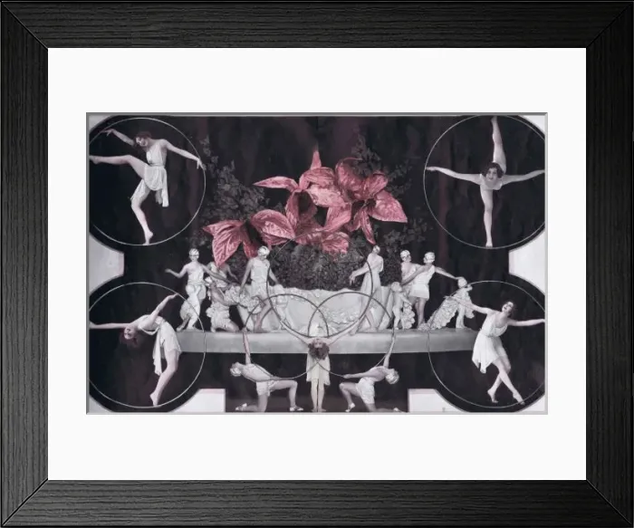 Framed Print : Tableau Ce Que Disent Les Fleurs in De La Folie Pure at th Framed Print : Tableau Ce Que Disent Les Fleurs in De La Folie Pure at th