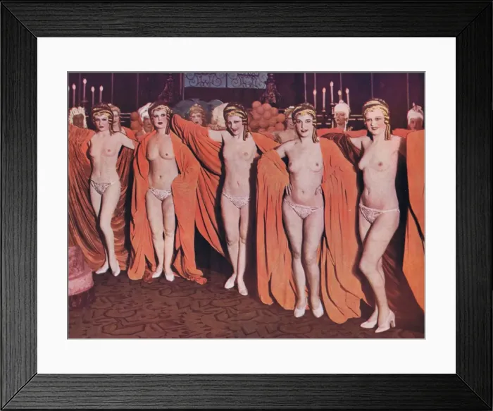 Framed Print : Tableau Un Souper Chez Le Regent in Nuits de Folies Framed Print : Tableau Un Souper Chez Le Regent in Nuits de Folies