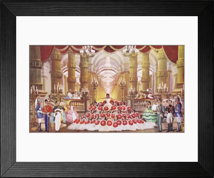 Framed Print : Tableau La Fete Imperiale in Folies en Folie at the Folies B Framed Print : Tableau La Fete Imperiale in Folies en Folie at the Folies B