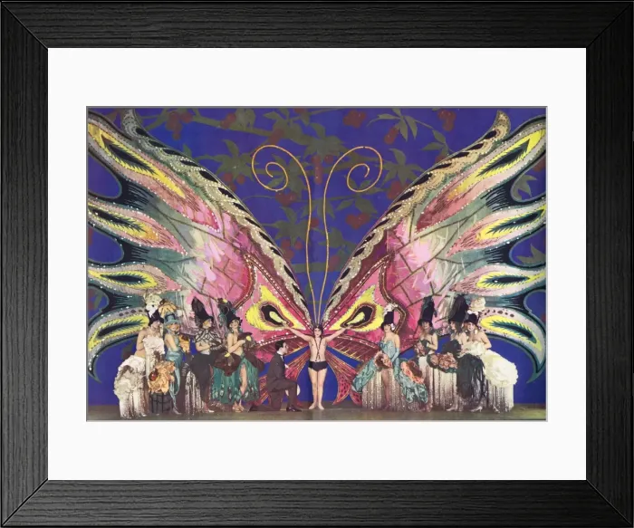 Framed Print : Tableau with le Papillon in Paris En Fleurs at the Casino Framed Print : Tableau with le Papillon in Paris En Fleurs at the Casino