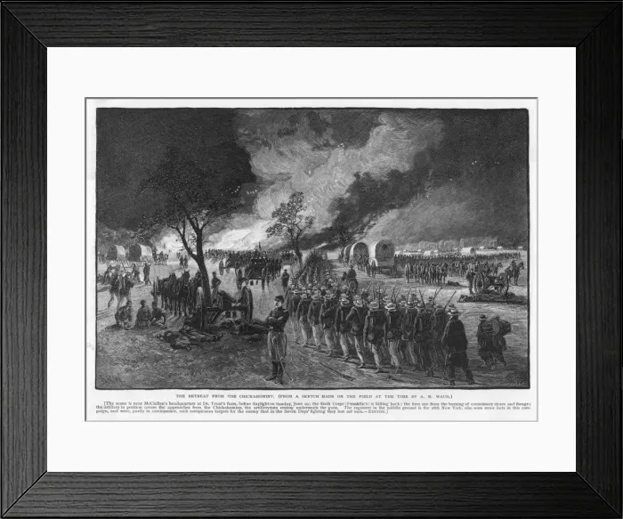 Framed Print : Mcclellan Retreats Framed Print : Mcclellan Retreats