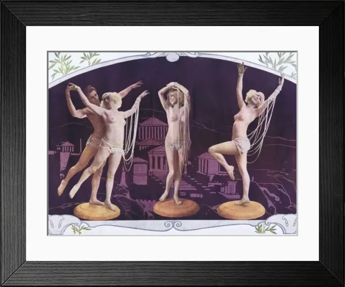 Framed Print : Roserary and Capella in La Revue Toute Nue at the Concert Ma Framed Print : Roserary and Capella in La Revue Toute Nue at the Concert Ma