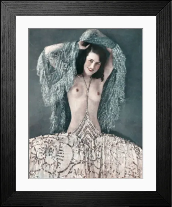 Framed Print : Showgirl from New York - Paris at the Casino de Paris, Paris Framed Print : Showgirl from New York - Paris at the Casino de Paris, Paris
