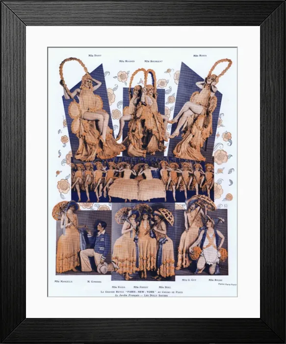 Framed Print : Scenes from New York - Paris at the Casino de Paris, Paris Framed Print : Scenes from New York - Paris at the Casino de Paris, Paris