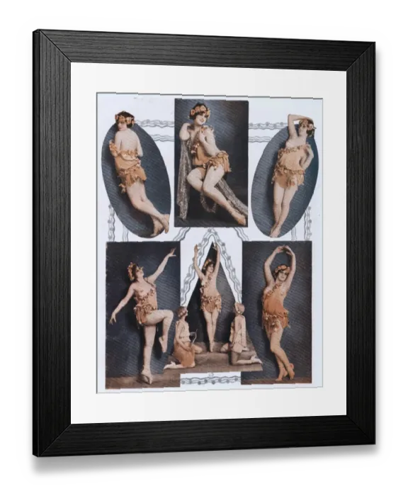 Framed Print : Mlle Halina Dorsowna in in La Grande Folie at the Folies Ber Framed Print : Mlle Halina Dorsowna in in La Grande Folie at the Folies Ber