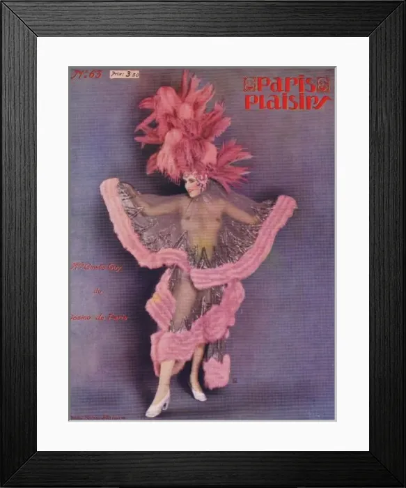 Framed Print : Cover of Paris Plaisirs, September 1927 Framed Print : Cover of Paris Plaisirs, September 1927