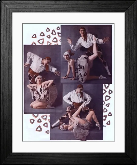 Framed Print : The dancers Christiane Dargyl and M. Corona, Paris, 1927 Framed Print : The dancers Christiane Dargyl and M. Corona, Paris, 1927