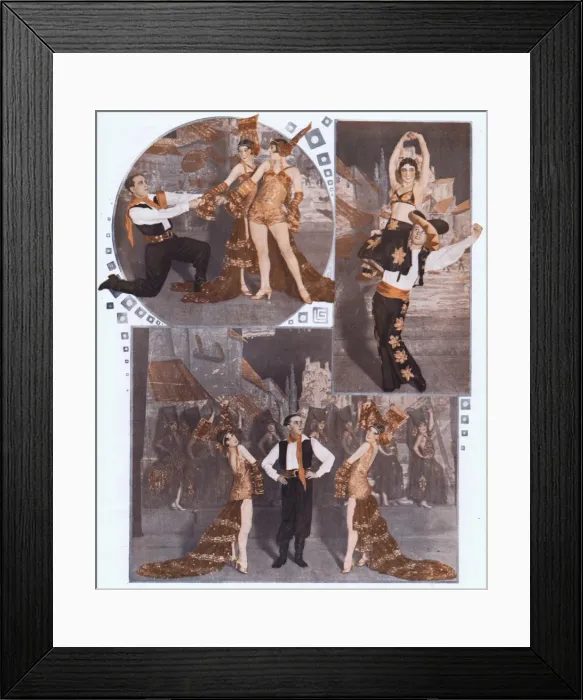 Framed Print : Les Ree Bertin, M. Thano and the dancers Nico-Romoff and You Framed Print : Les Ree Bertin, M. Thano and the dancers Nico-Romoff and You