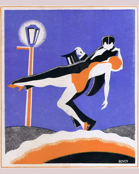 Art deco cover for Theatre World, November 1925